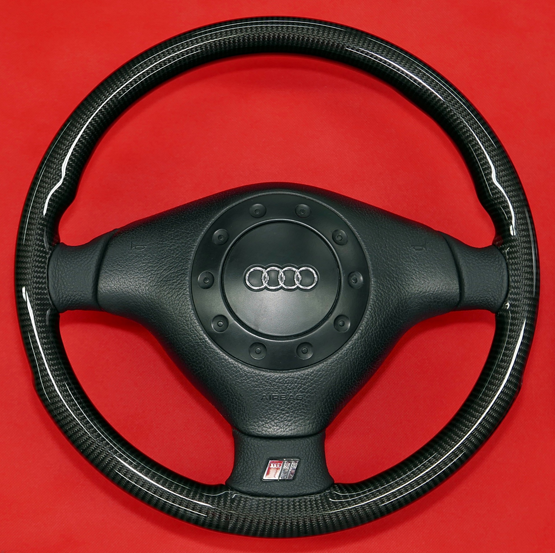 carbon fiber custom steering wheel audi