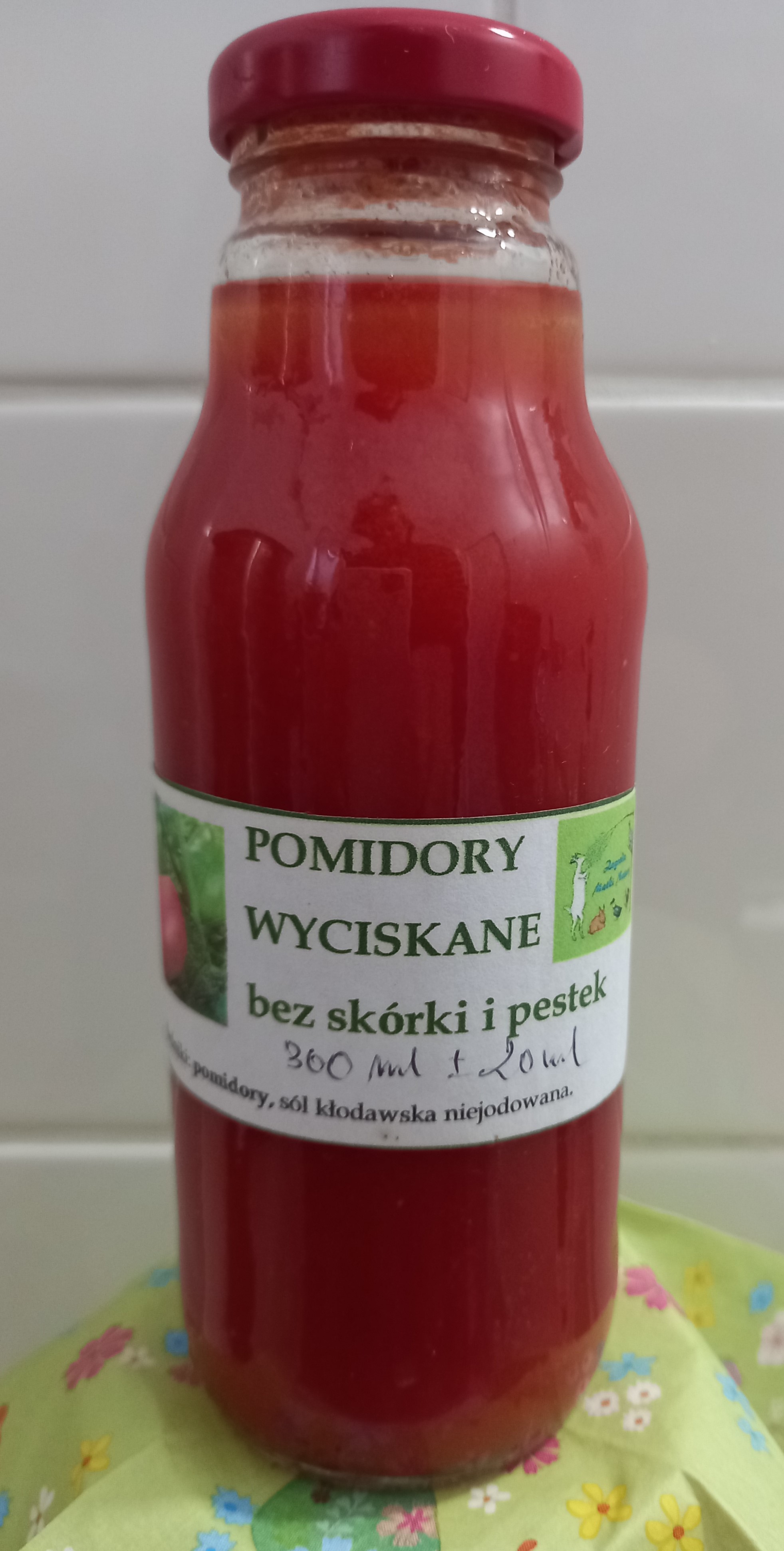 POMIDOROWA passata, mniejsza butelka