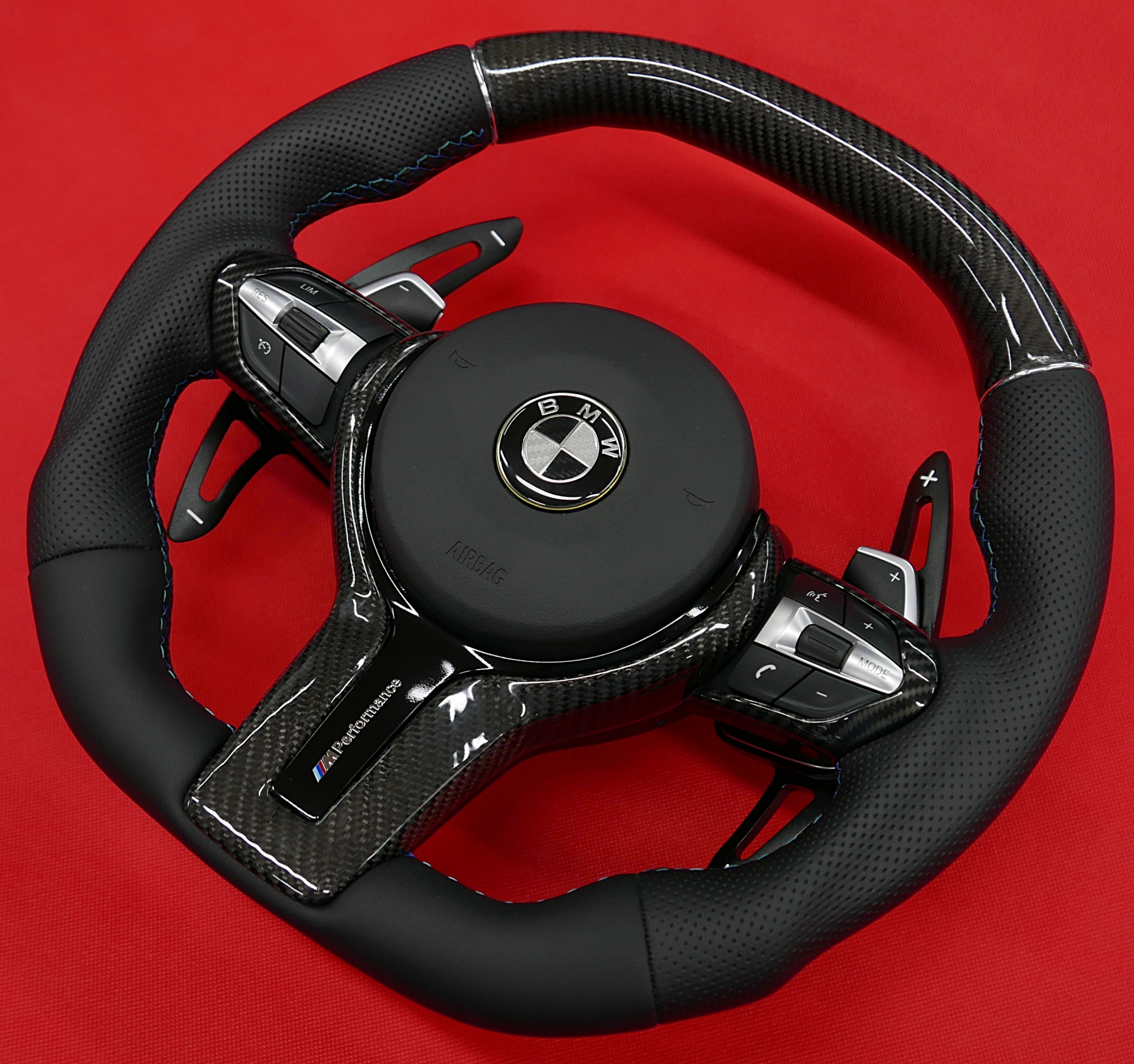 bmw carbon fiber customs steering wheel