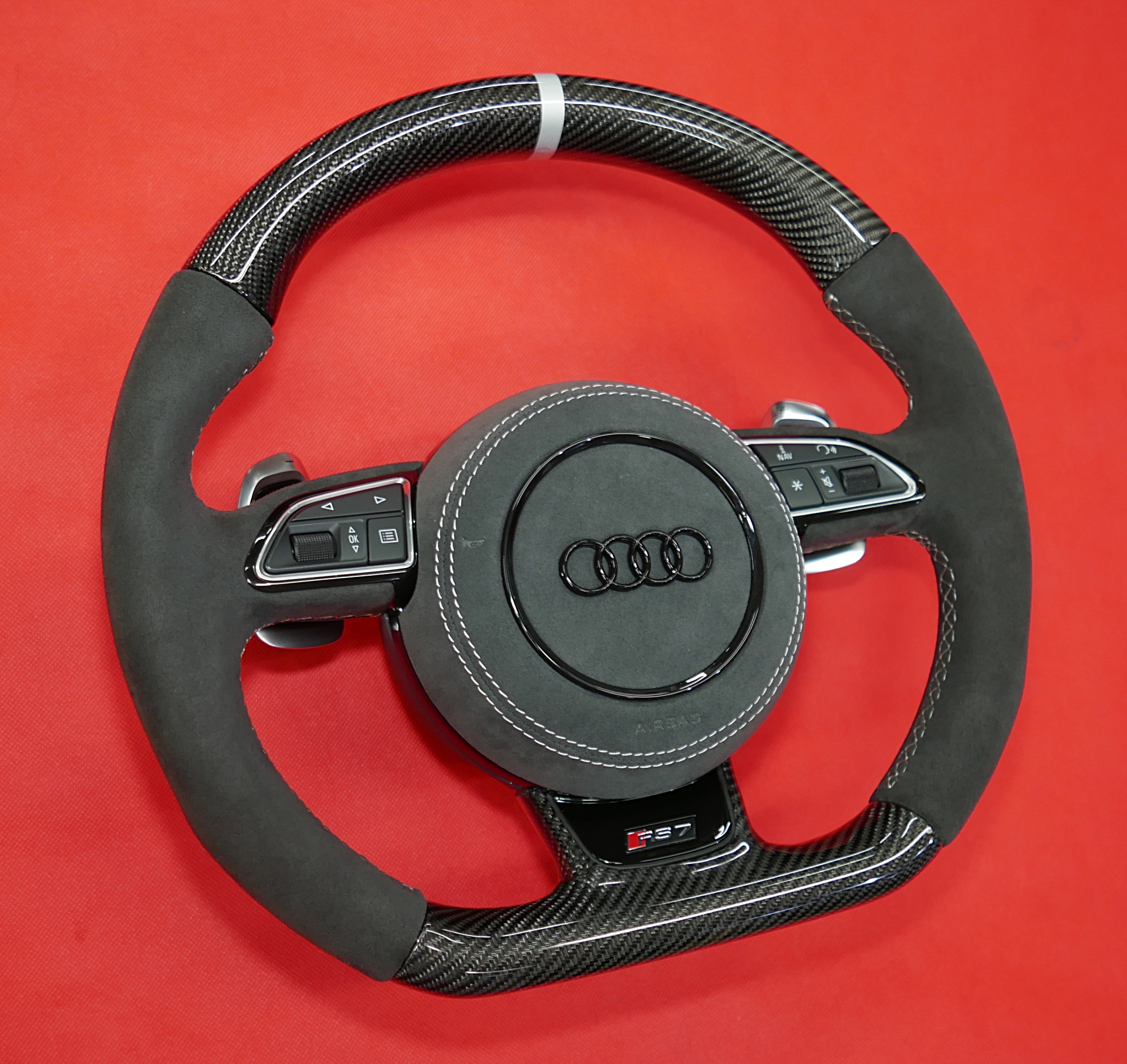 Carbon fiber Steering wheel Audi S3 S4 Competition