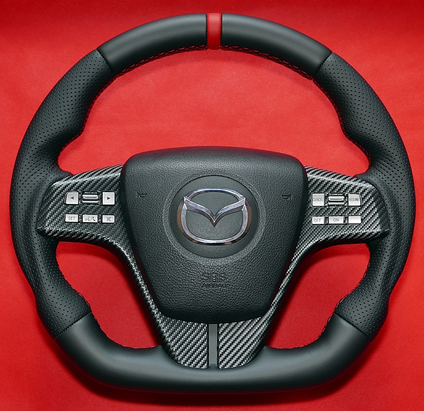 tuning modyfikacja zmiana kształtu kierownic Mazda