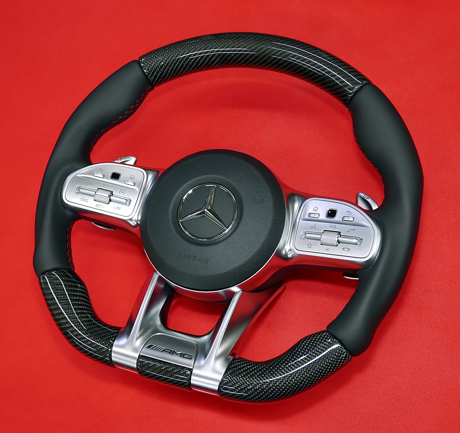 Carbon fiber steering wheel Mercedes AMG
