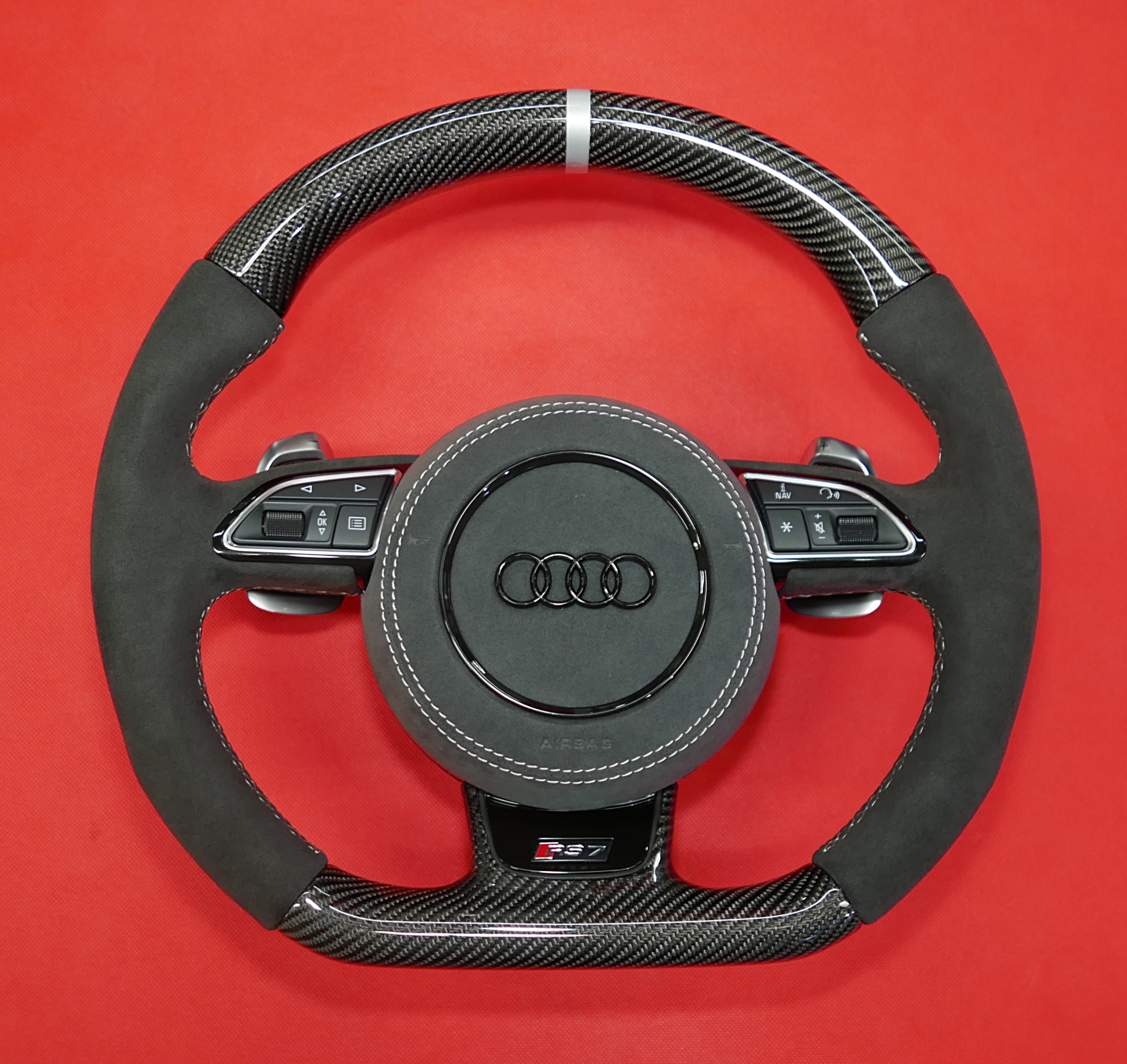 Carbon fiber Steering wheel Audi S5 S6 Competition