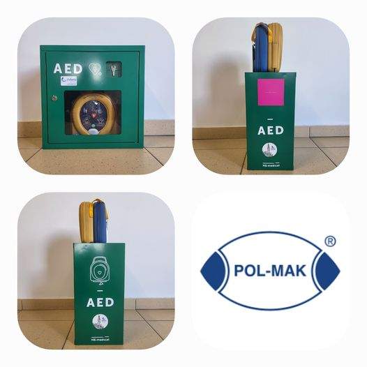 Defibrylator AED w Zakładzie Poligraficznym Pol-Mak w Batorowie