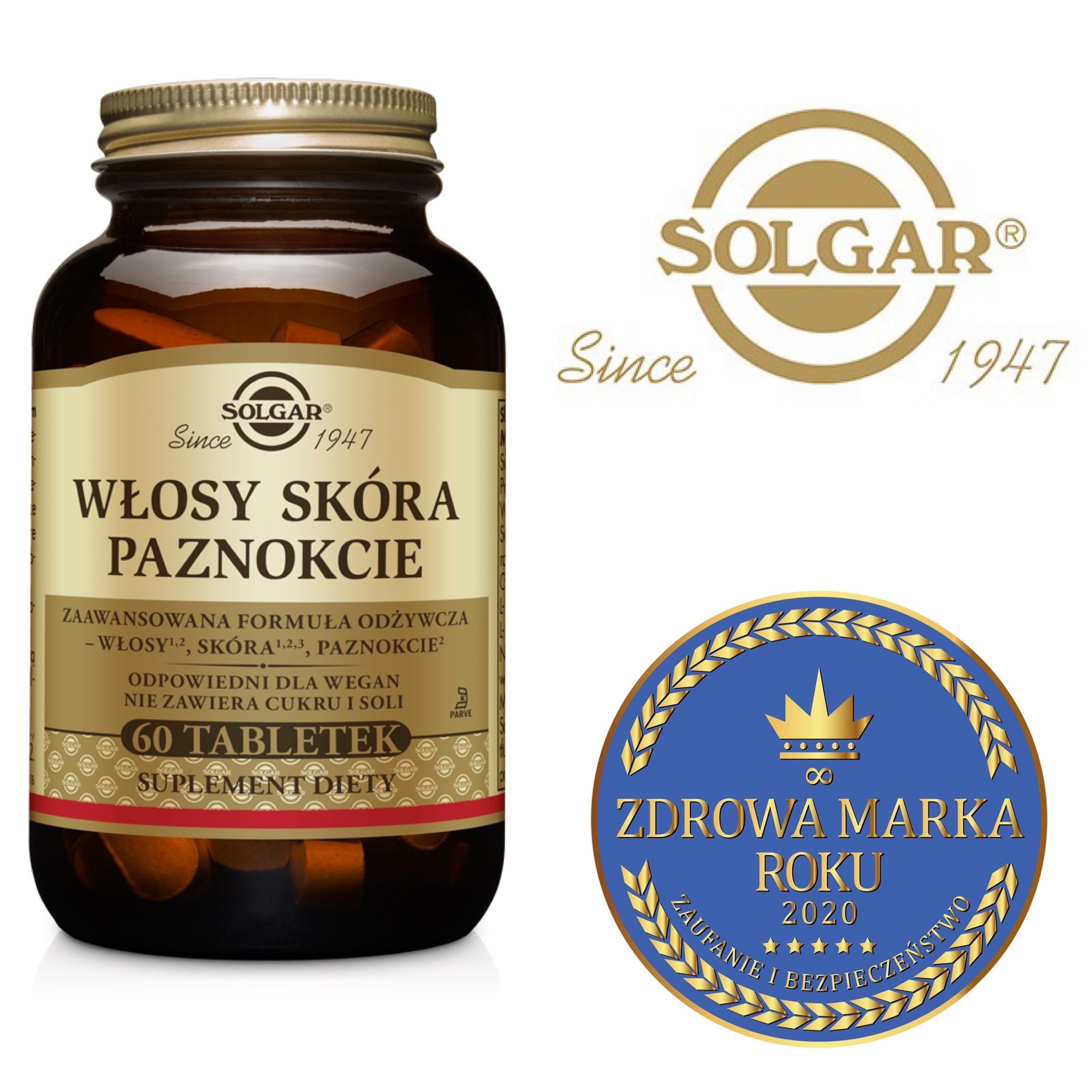 Suplementy diety prosto z natury w butelce ze złotym kapslem Solgar!