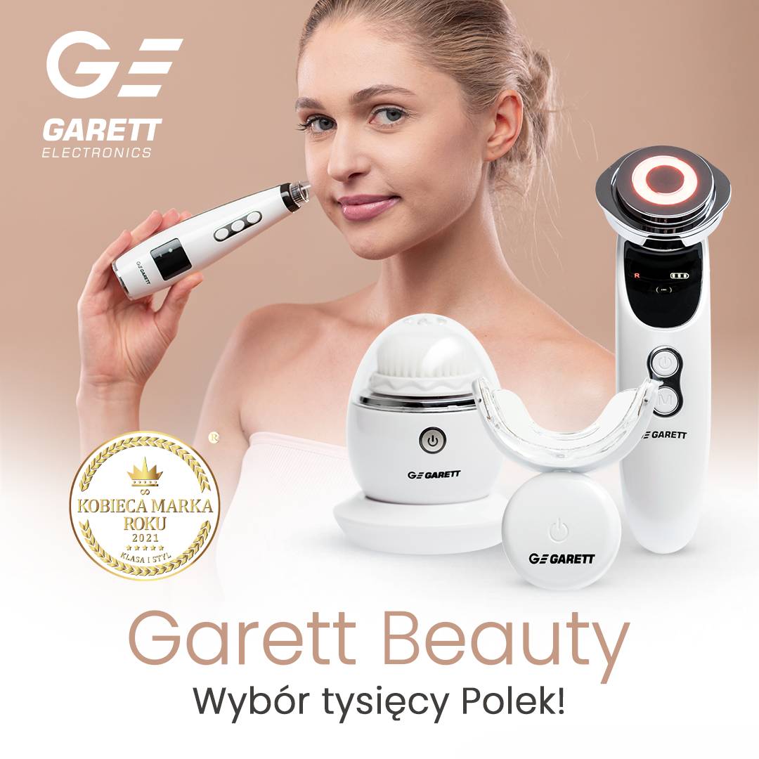Urządzenia Garett Beauty nagrodzone tytułem „Kobieca Marka Roku 2021”