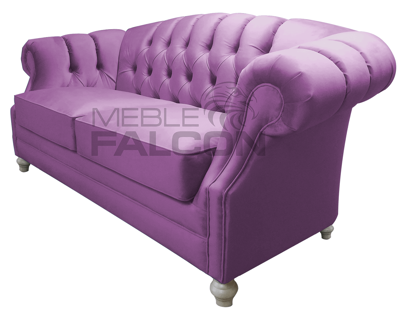 wygodna sofa chesterfield fioletowa producent