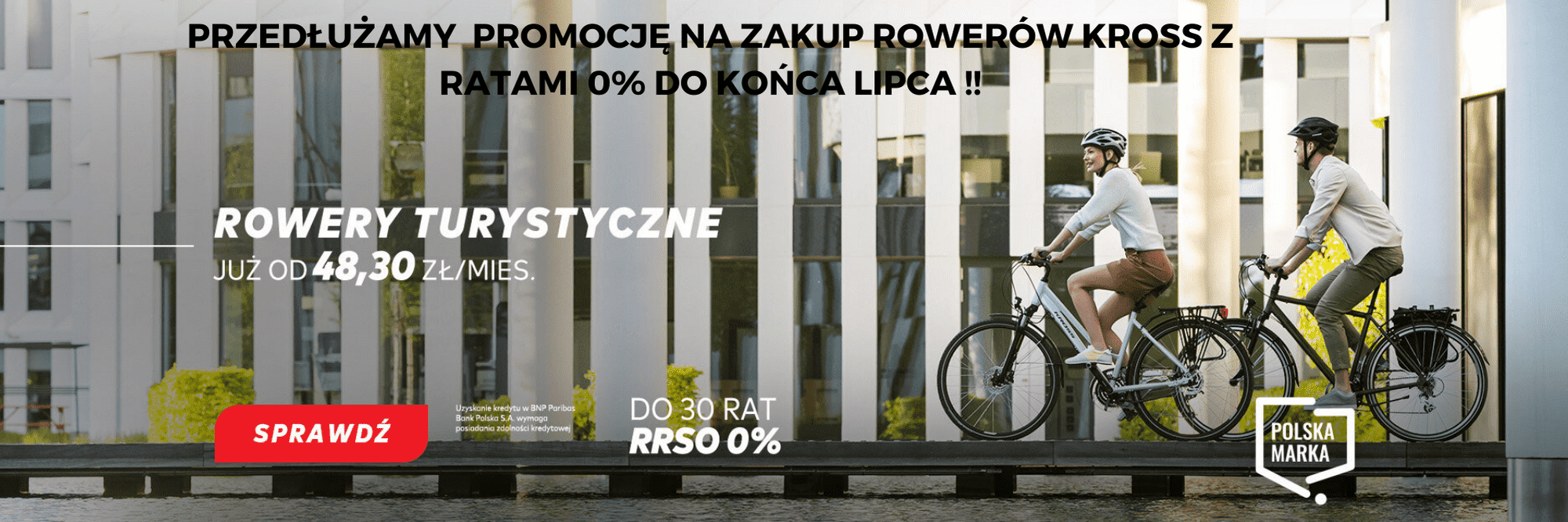 Do końca Lipca Kup Rowery Kross nawet w 30 Ratach 0%!!