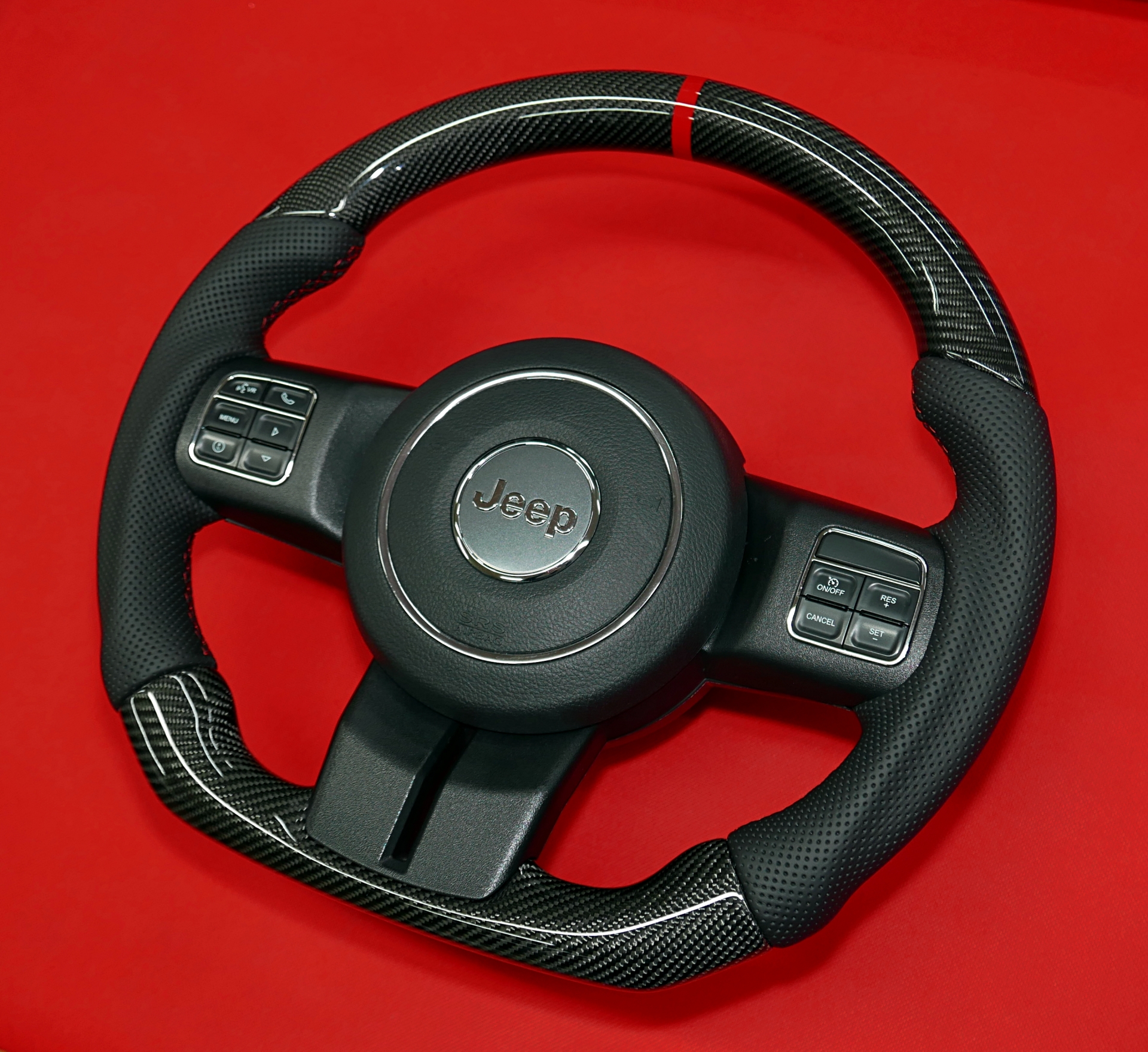 Carbon fiber steering wheel Jeep Wrangler Cherokee