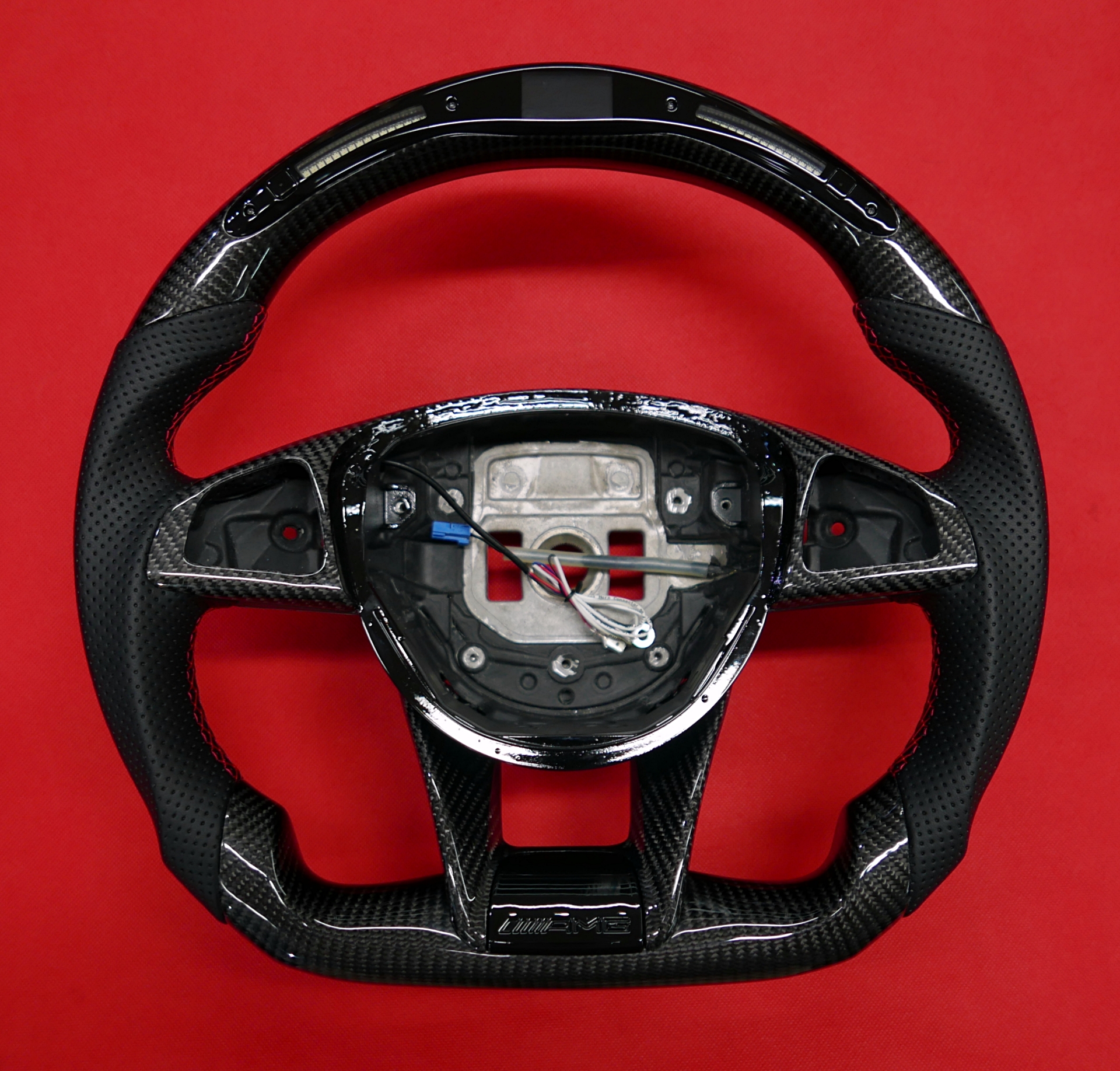 Mercedes AMG Carbon Fiber custom steering wheel