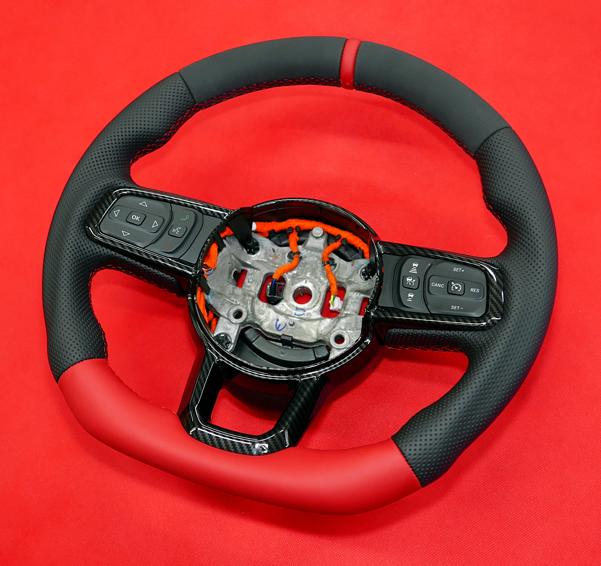 Custom steering wheel Jeep Wrangler