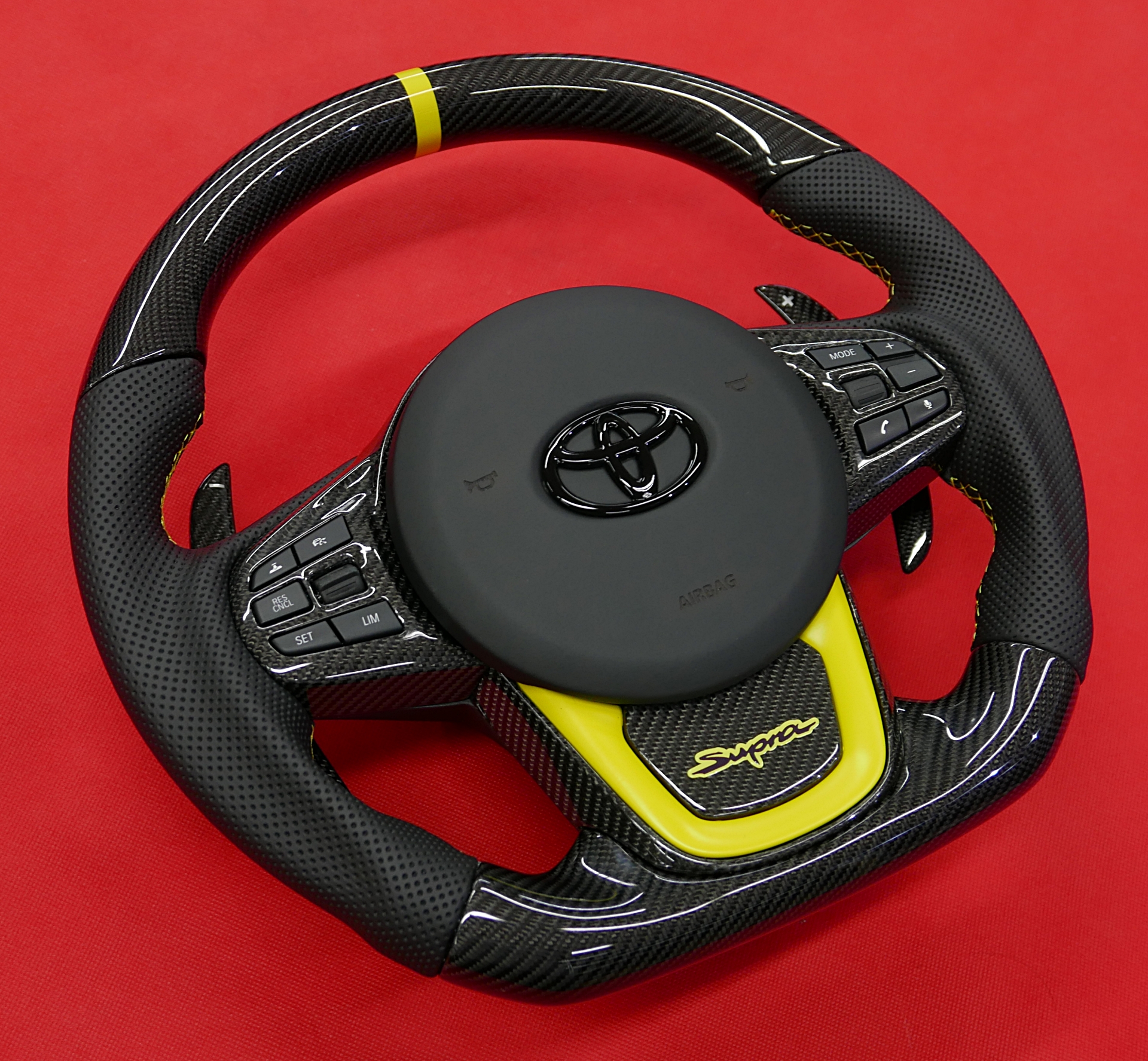 Carbon fiber Toyota Supra Steering Wheel