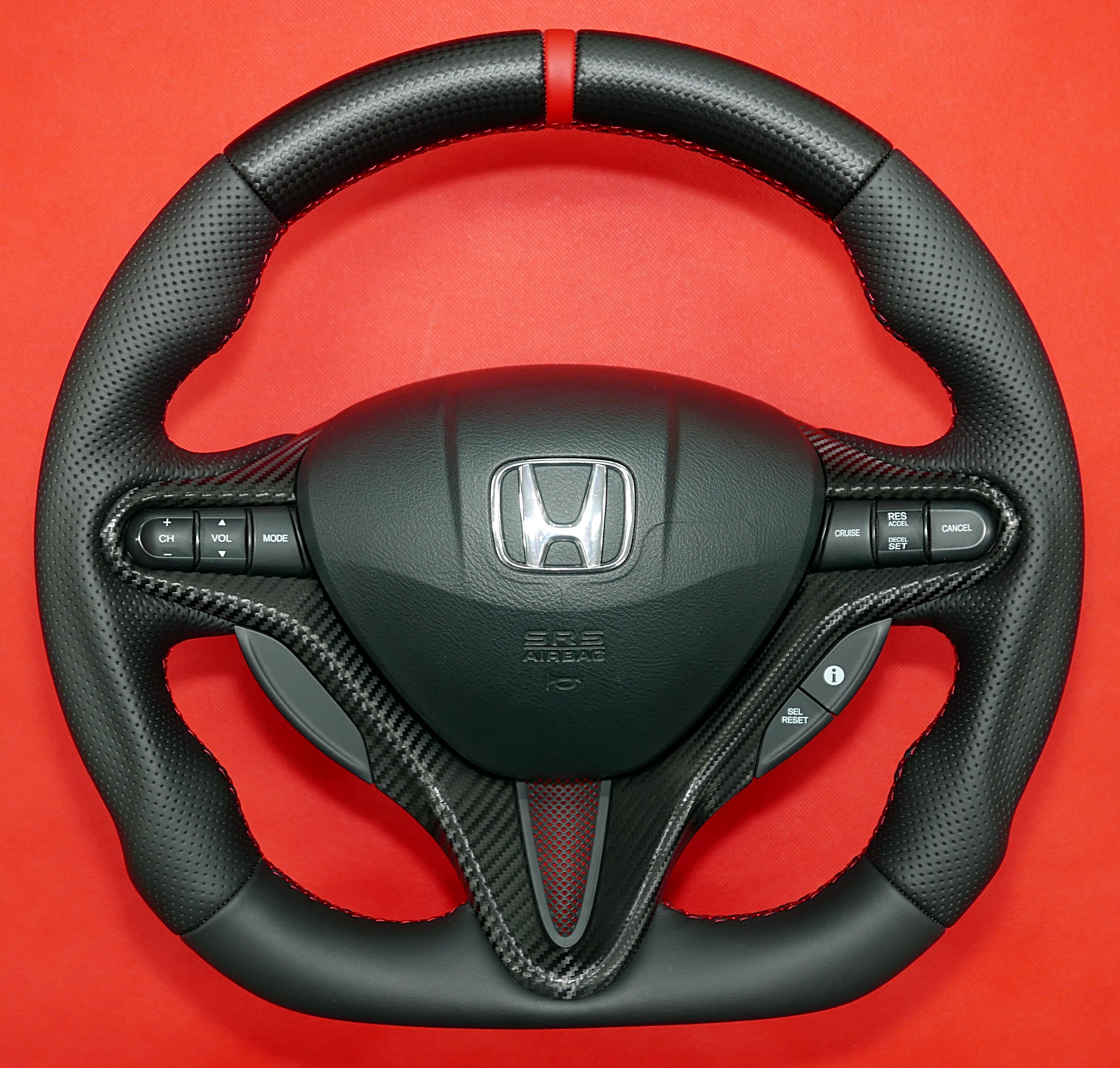 Kierownica Honda Civic Tuning modyfikacja obszycie