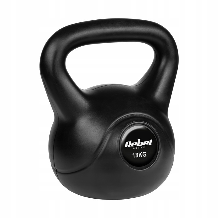 Kettlebell 18kg czarny