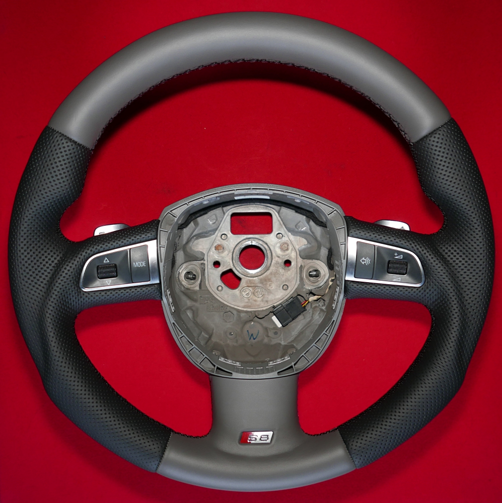 modded custom steering wheel Audi Sport