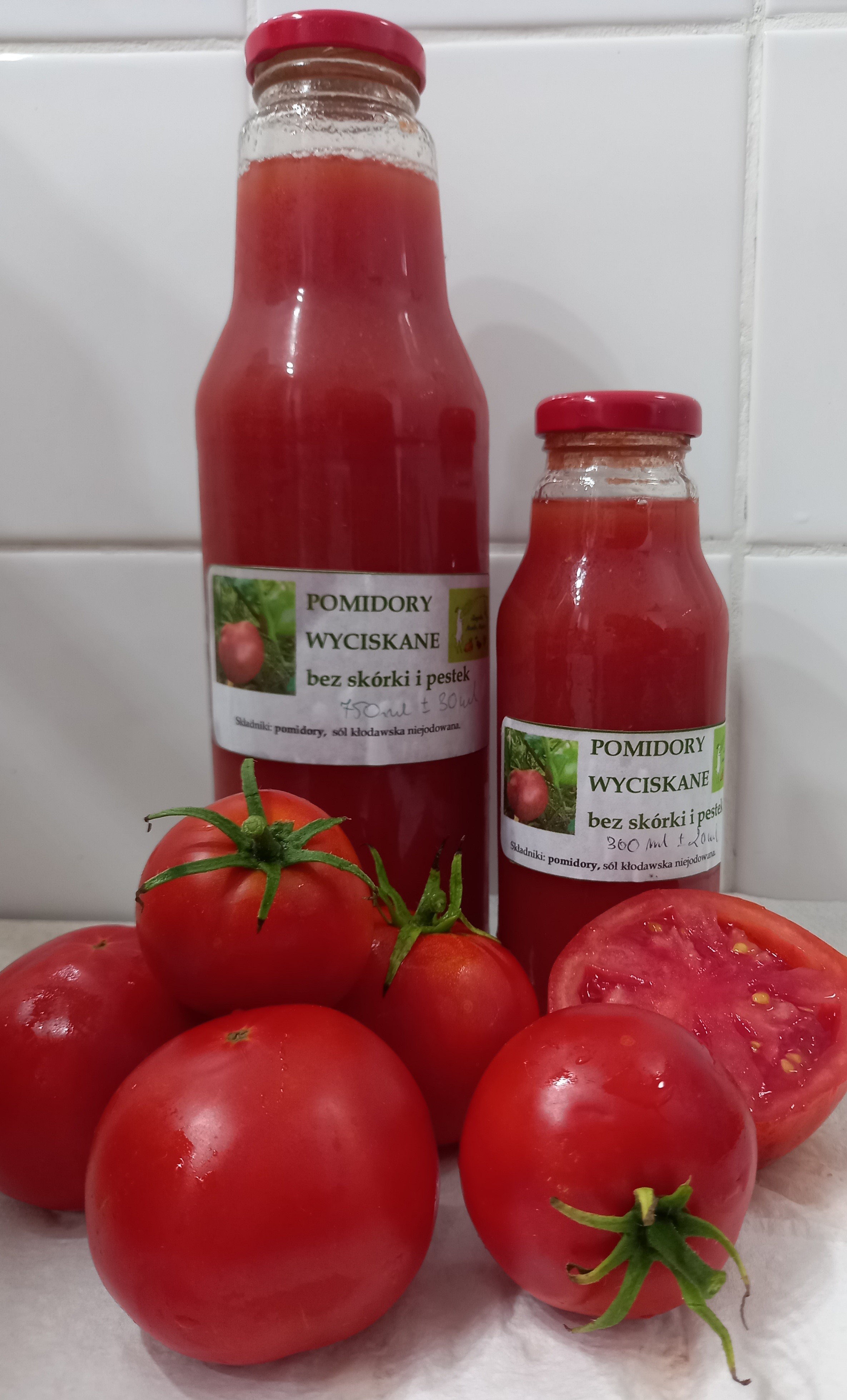 POMIDOROWA passata, mniejsza butelka