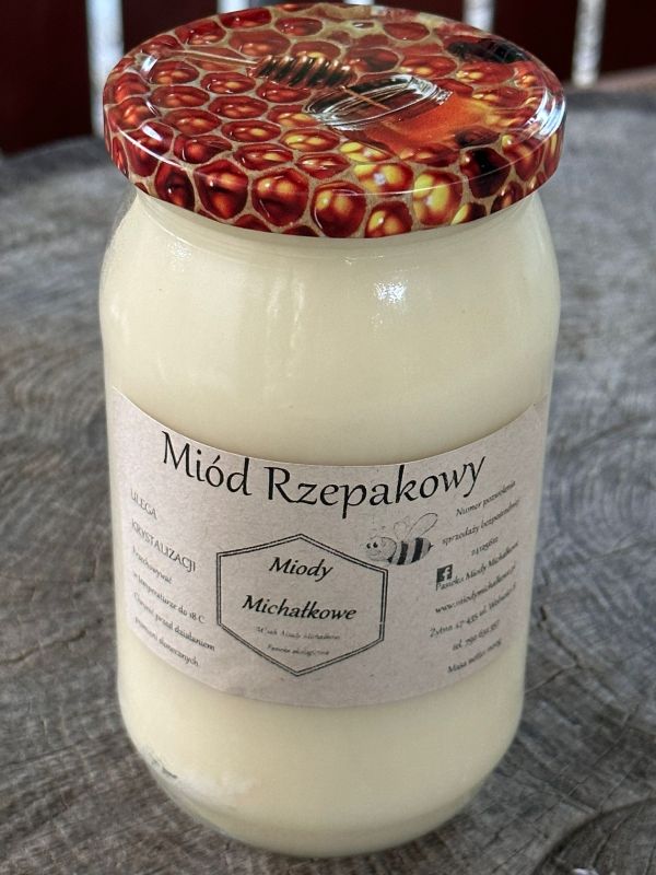 Miód Rzepakowy 1100g