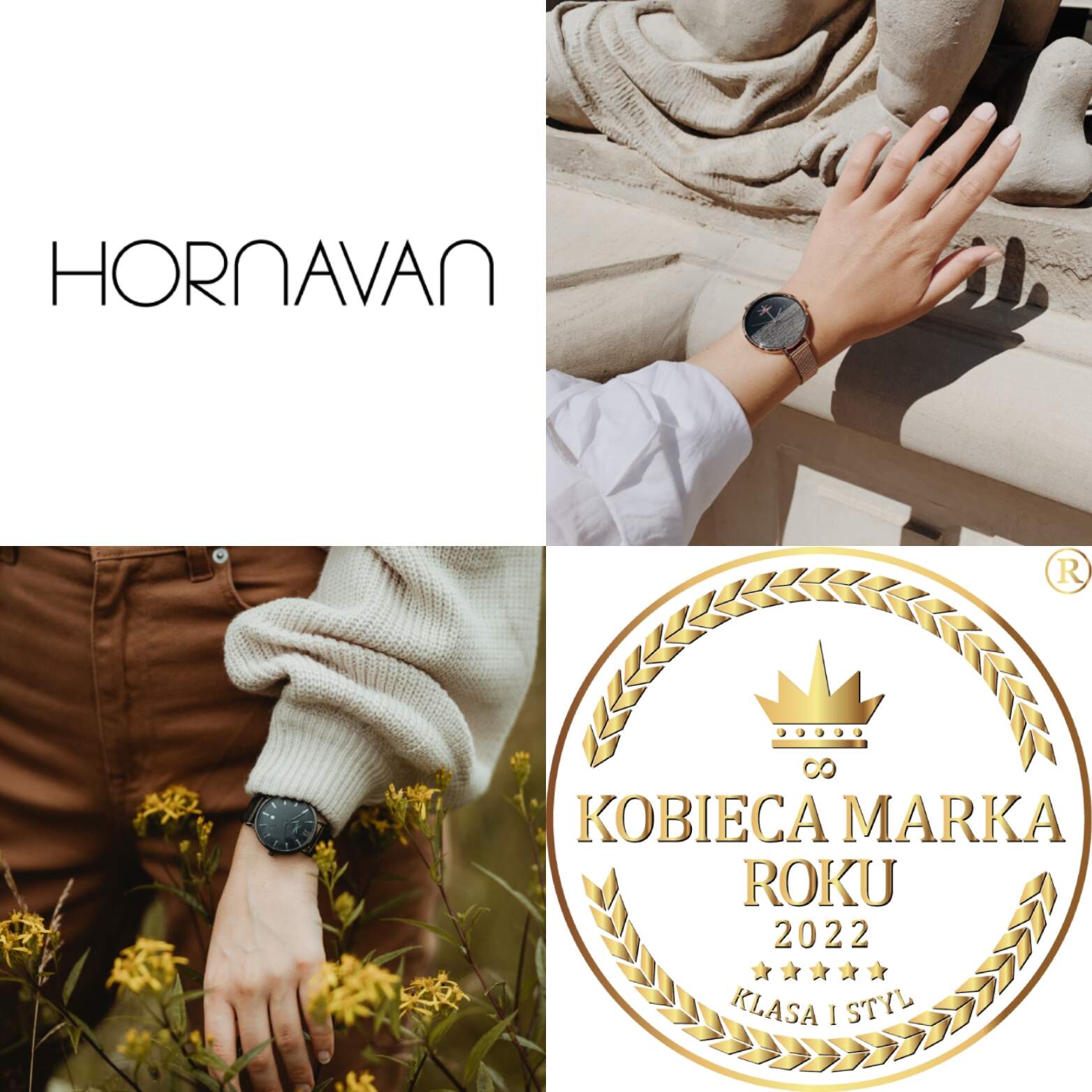 Zegarki damskie Hornavan – dla kobiet ceniących modowe trendy!