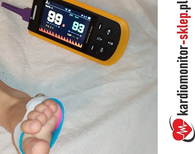Monitor oddechu i pulsu dla dzieci