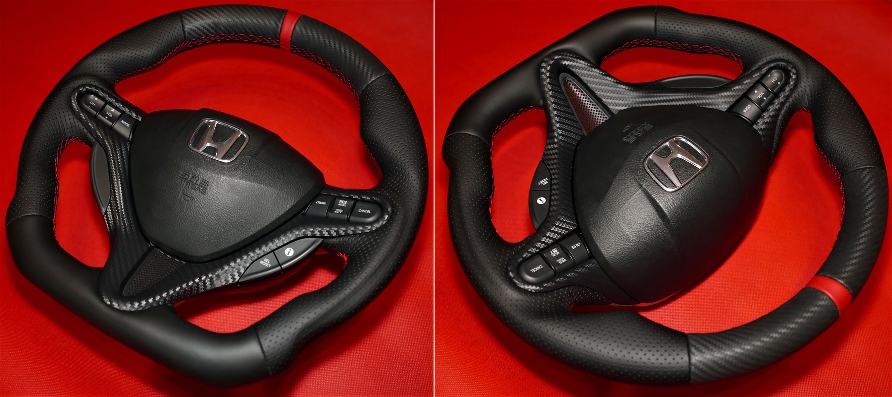 Carbon fiber steering wheel Honda Civic
