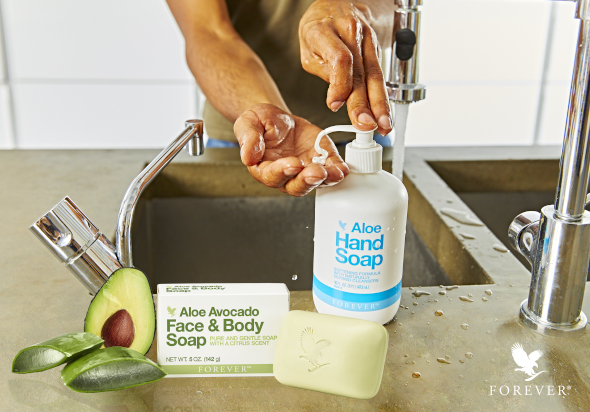 Aloe Hand Soap: protecție și curățenie Forever!