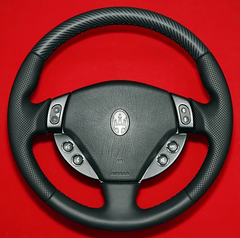 steering wheel maserati soft carbon look
