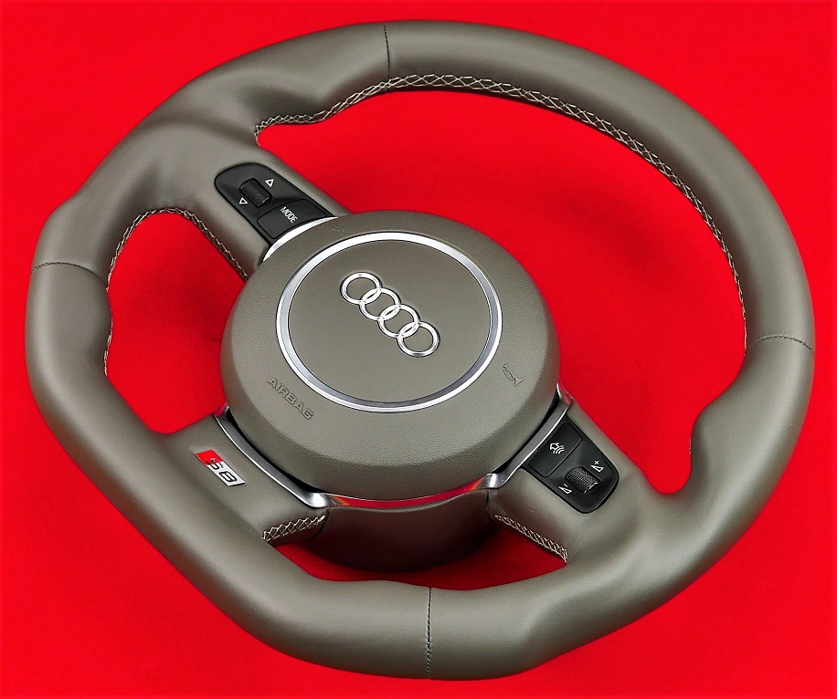 Audi Sport custom flat steering wheel