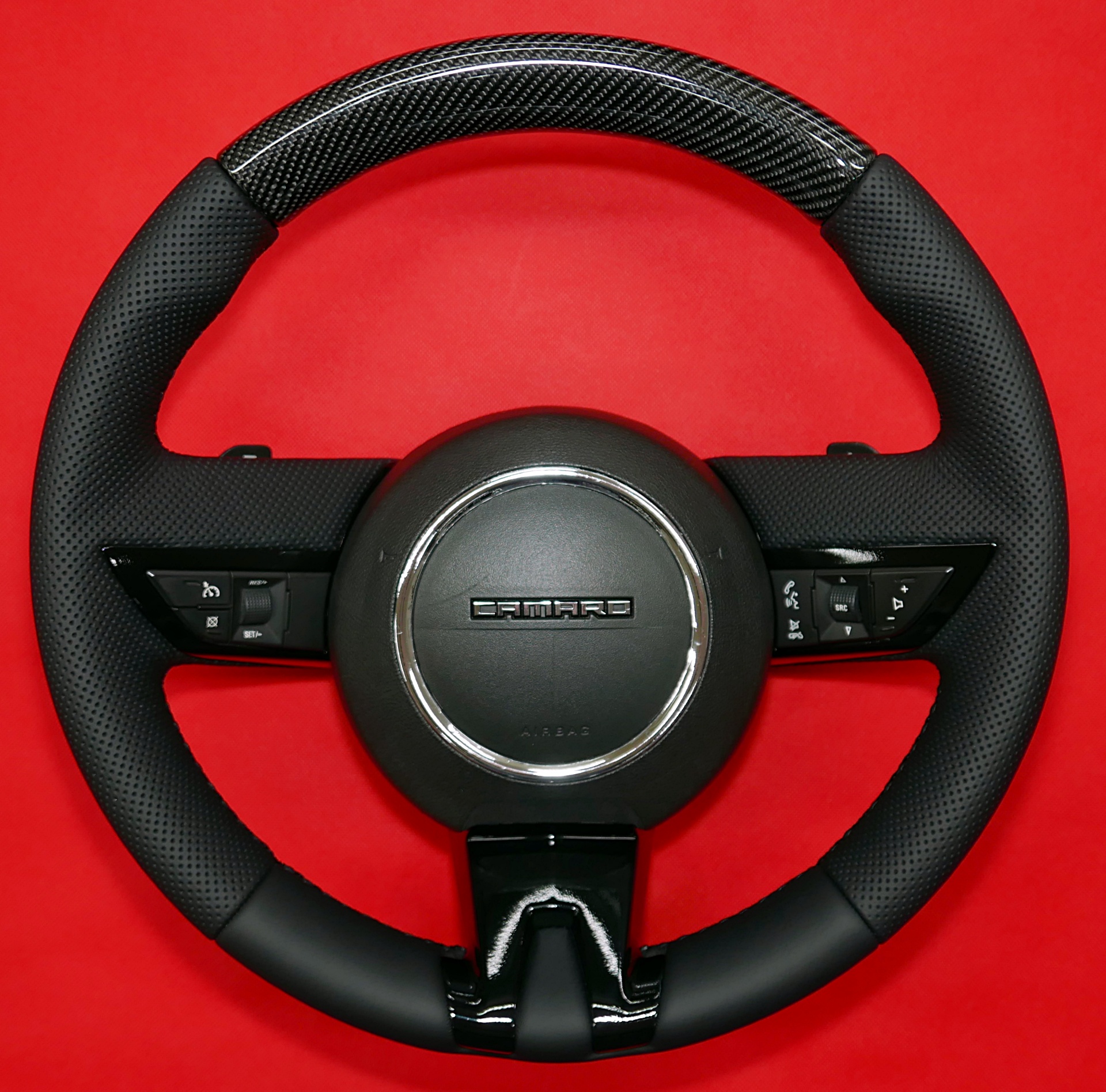 carbon fiber steering wheel chevrolet camaro