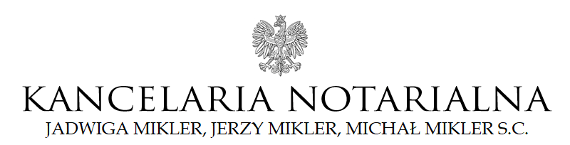 Kancelaria Notarialna Jadwiga Mikler, Jerzy Mikler, Michał Mikler S.C.