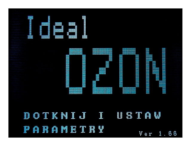 Ozonator IdealOZON - funkcje sterownika V2.1