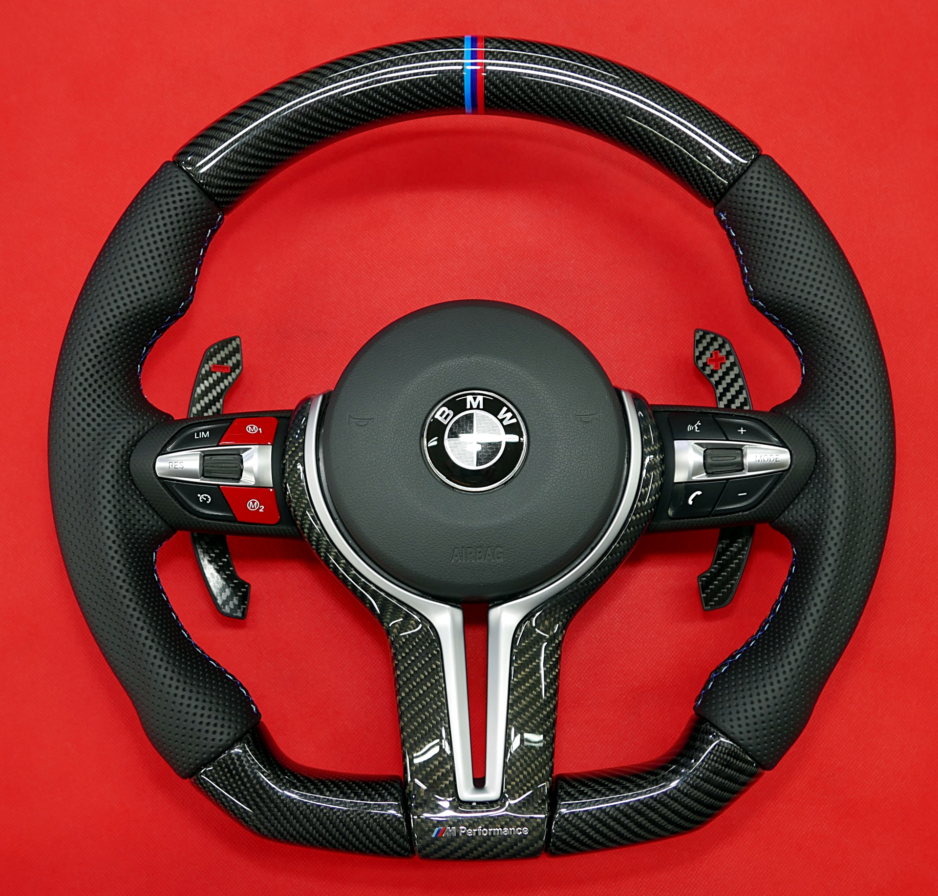 Carbon fiber steering wheel BMW F32 M4 F82