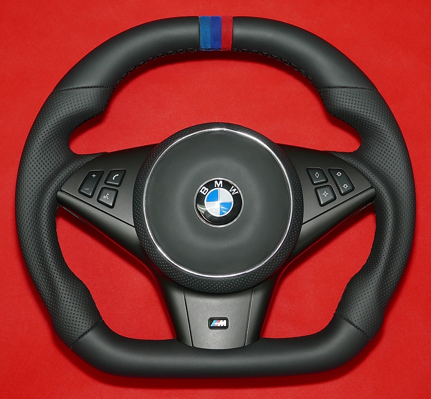 Tuning modyfikacja zmiana kształtu kierownica BMW E60 63 MPerformance