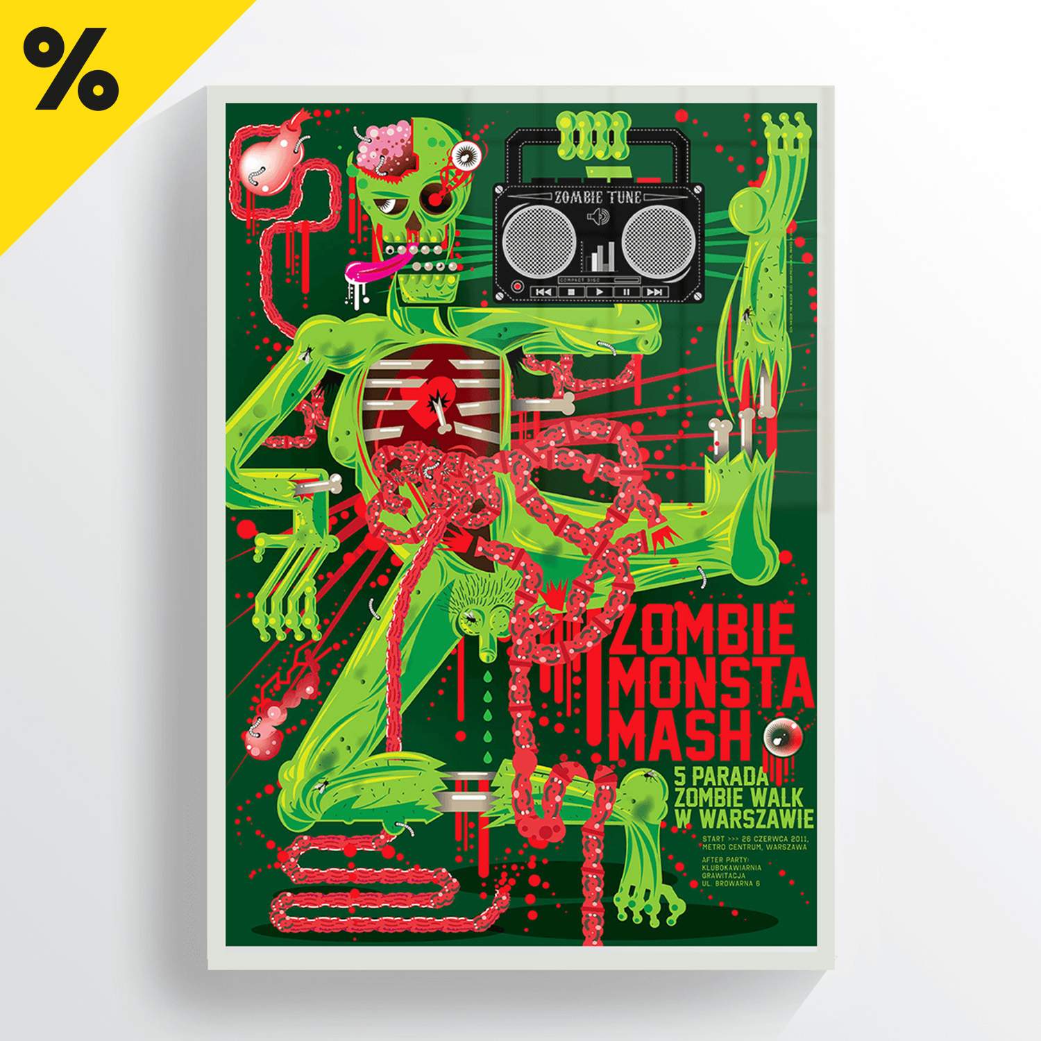 Plakat: "Zombie Monsta Mash"
