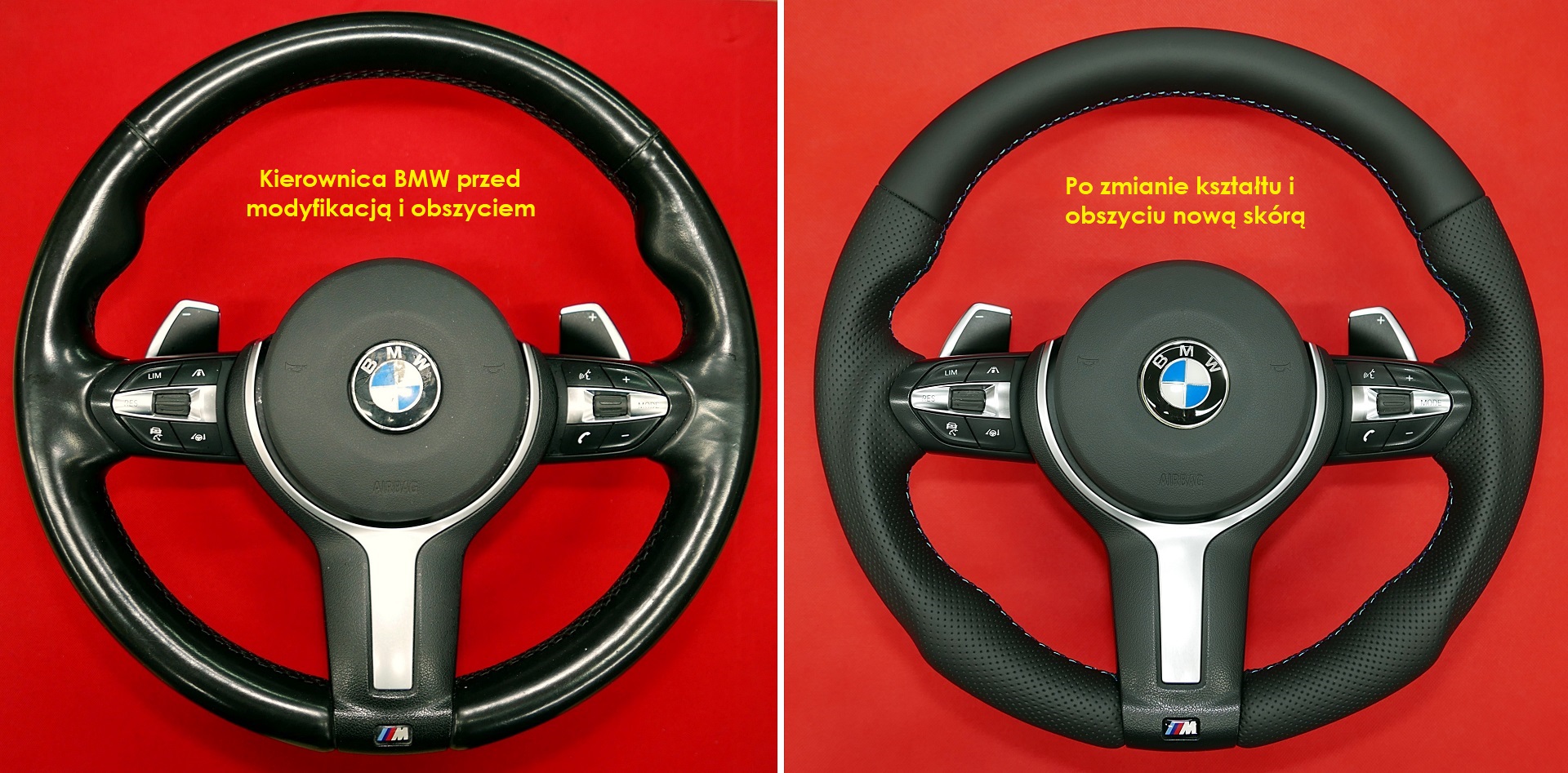 BMW F30 F34 custom steering wheel MPerformance