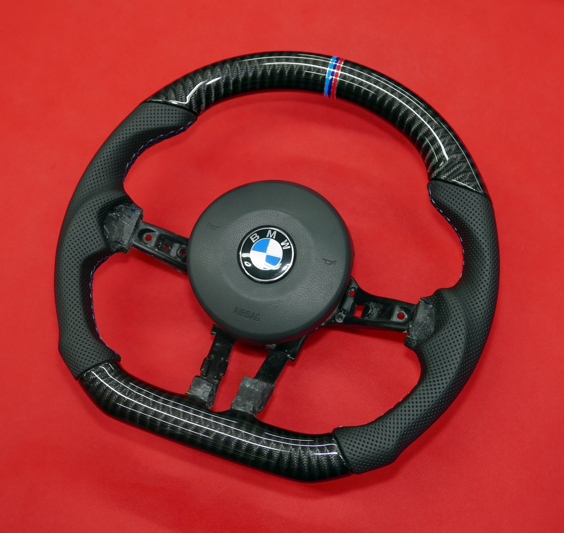 Włókno węglowe carbon kierownica BMW