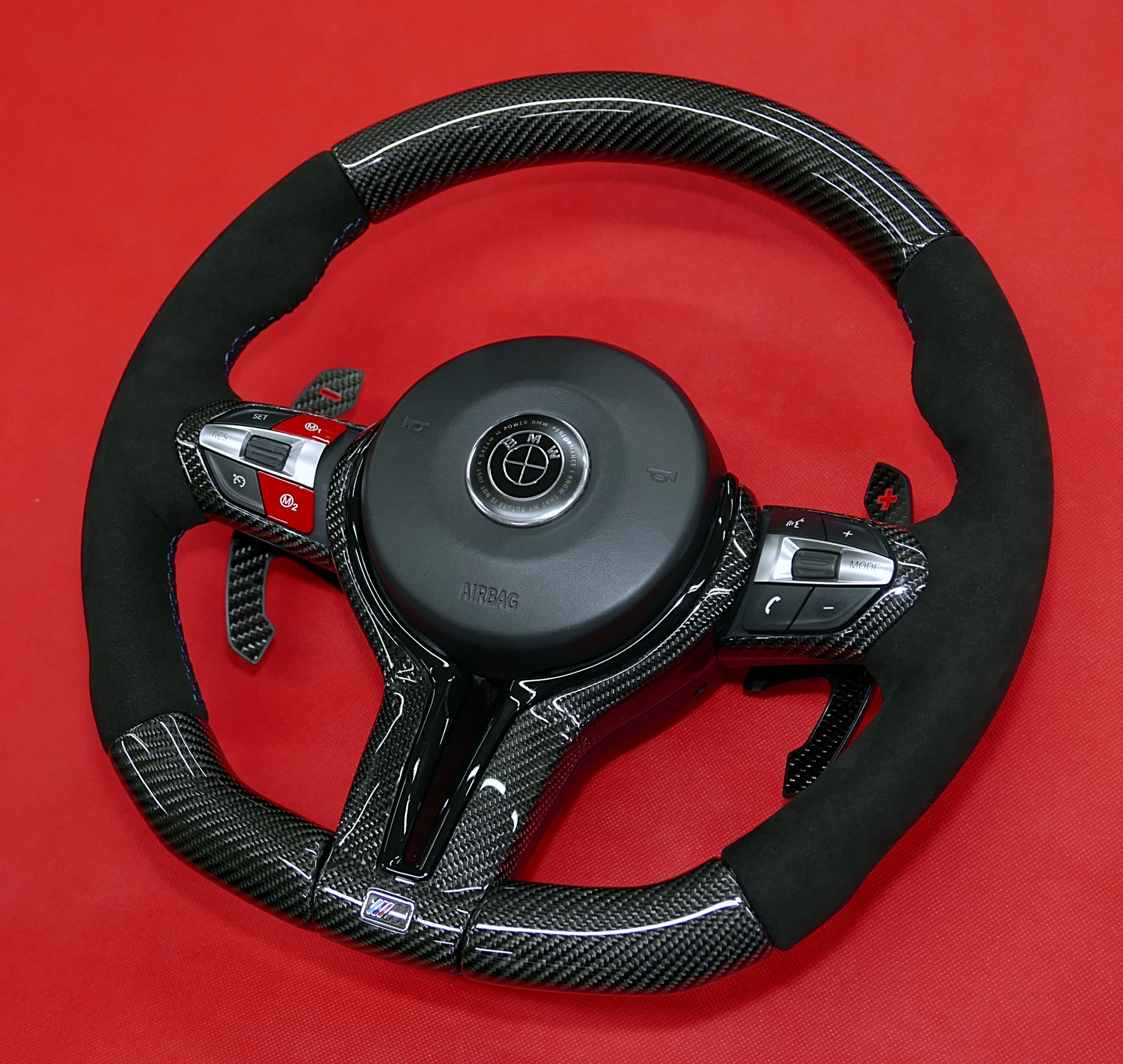 BMW M Competition carbon fiber steering wheel