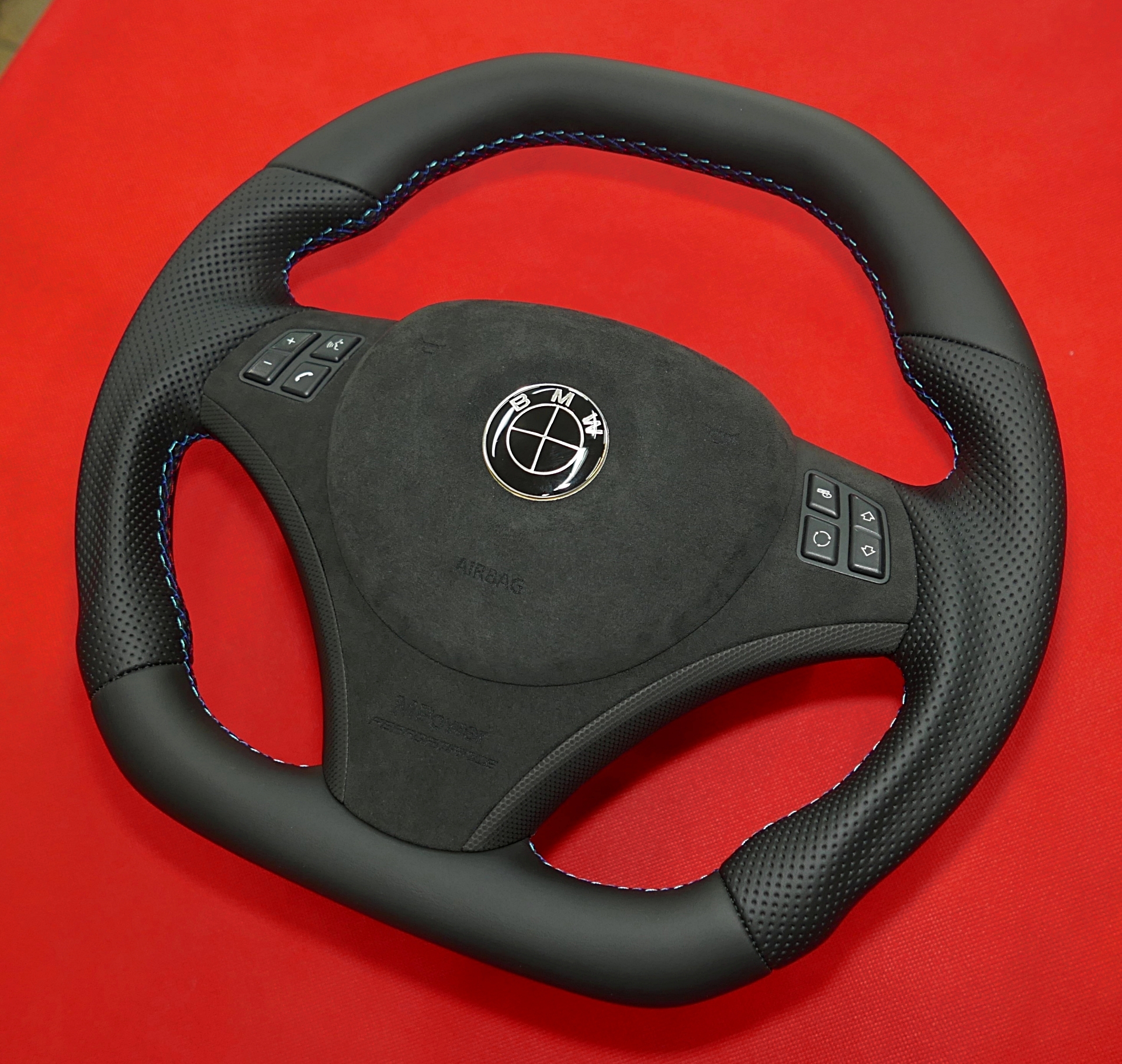 BMW E90 MPerformance custom steering wheel