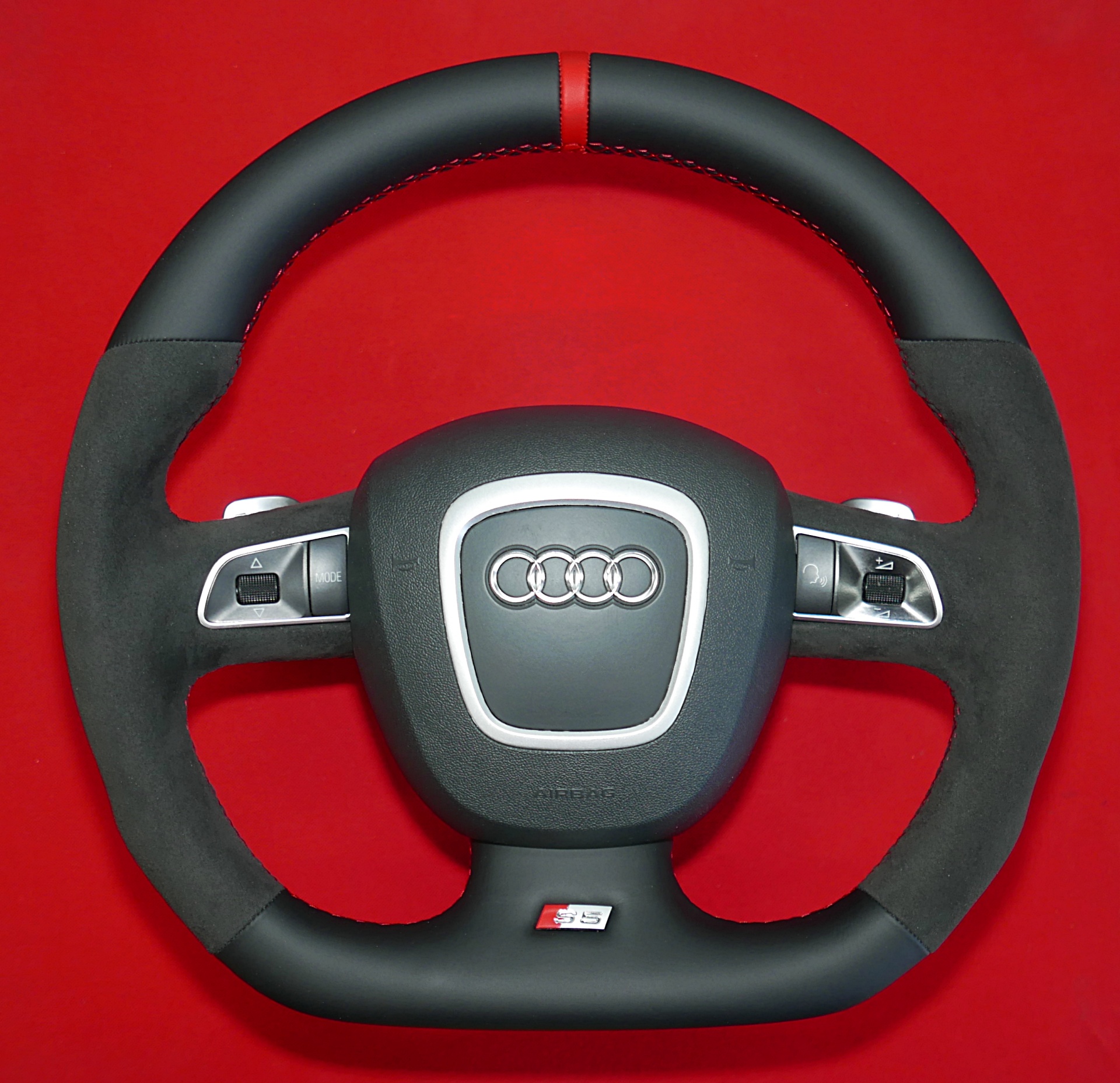 spłaszczenie ścięcie dołu kierownicy Audi