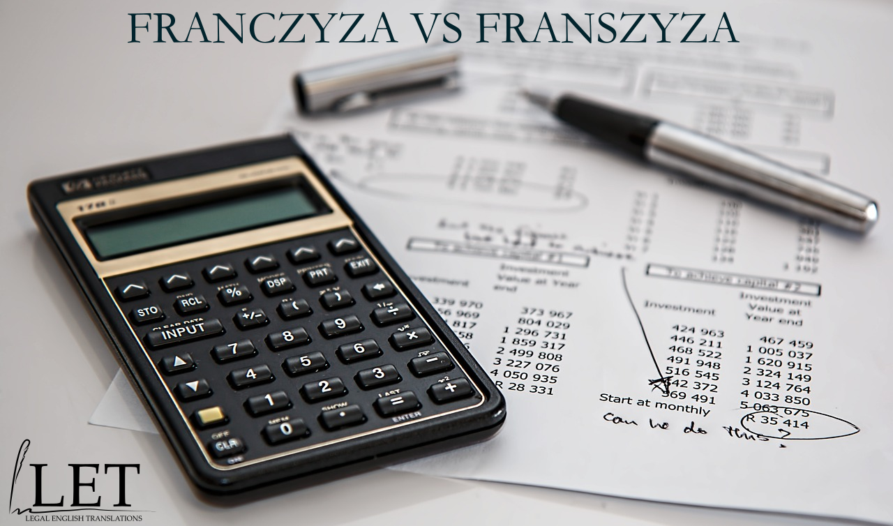 Franczyza i franszyza. Czy te dwa terminy oznaczają to samo?