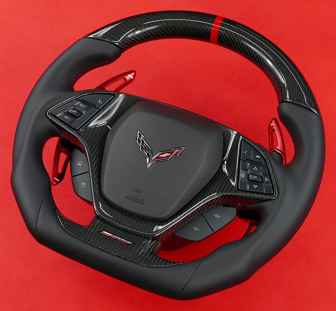 carbon fiber steering wheel chevrolet corvette