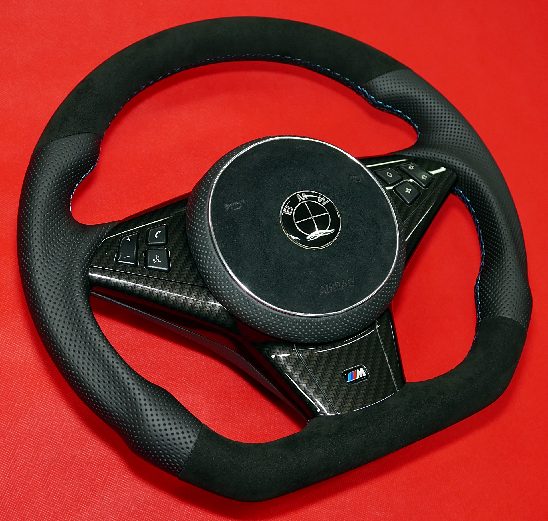 modded flat custom steering wheel BMW E64