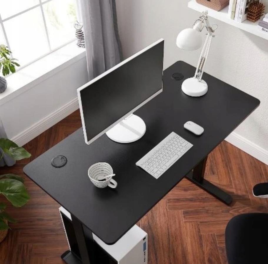 Blat biurka 120cm czarny SONGMICS