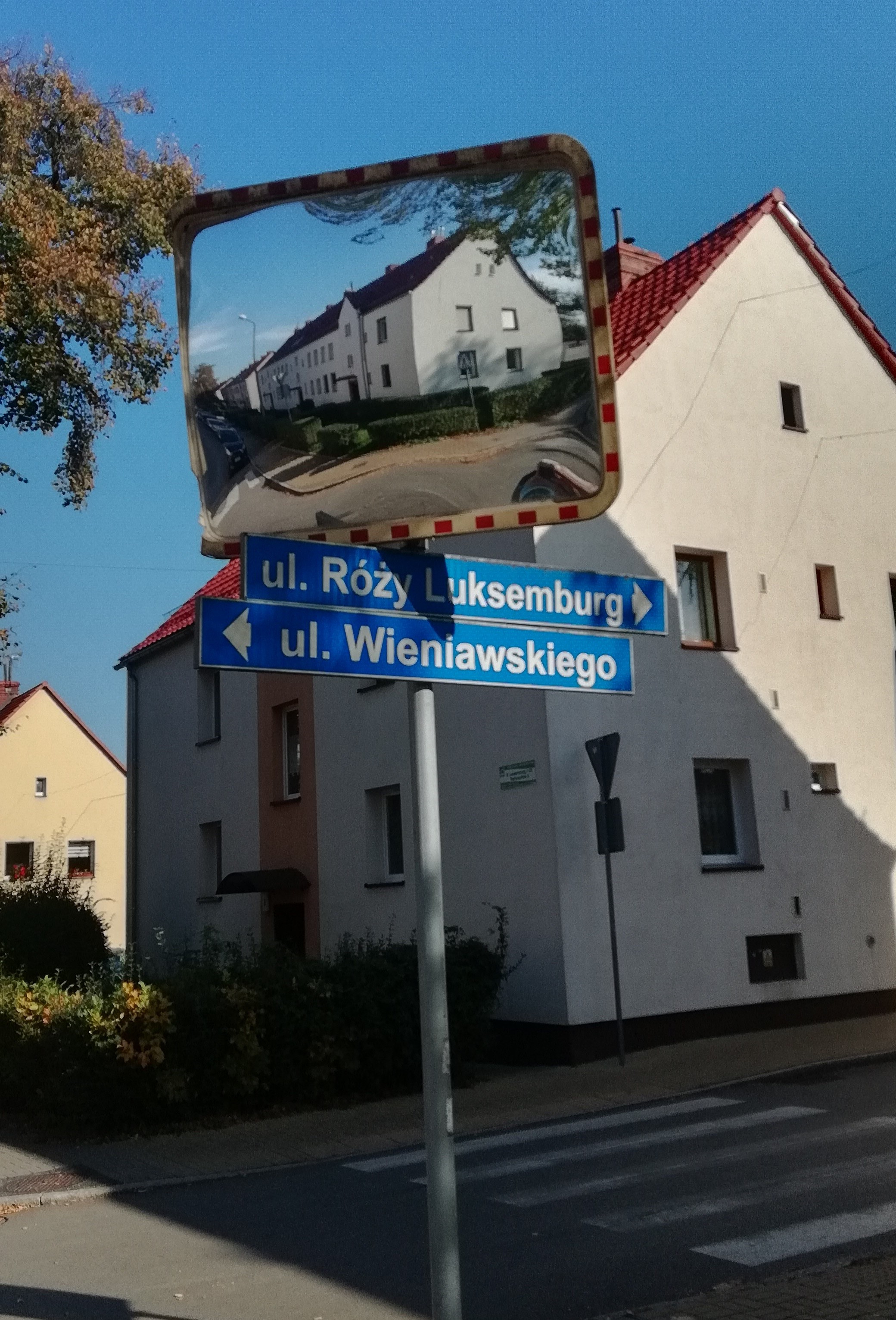 Schild der Rosa-Luxemburg-Strae in Gliwice Foto Krzysztof Pilawskijpg