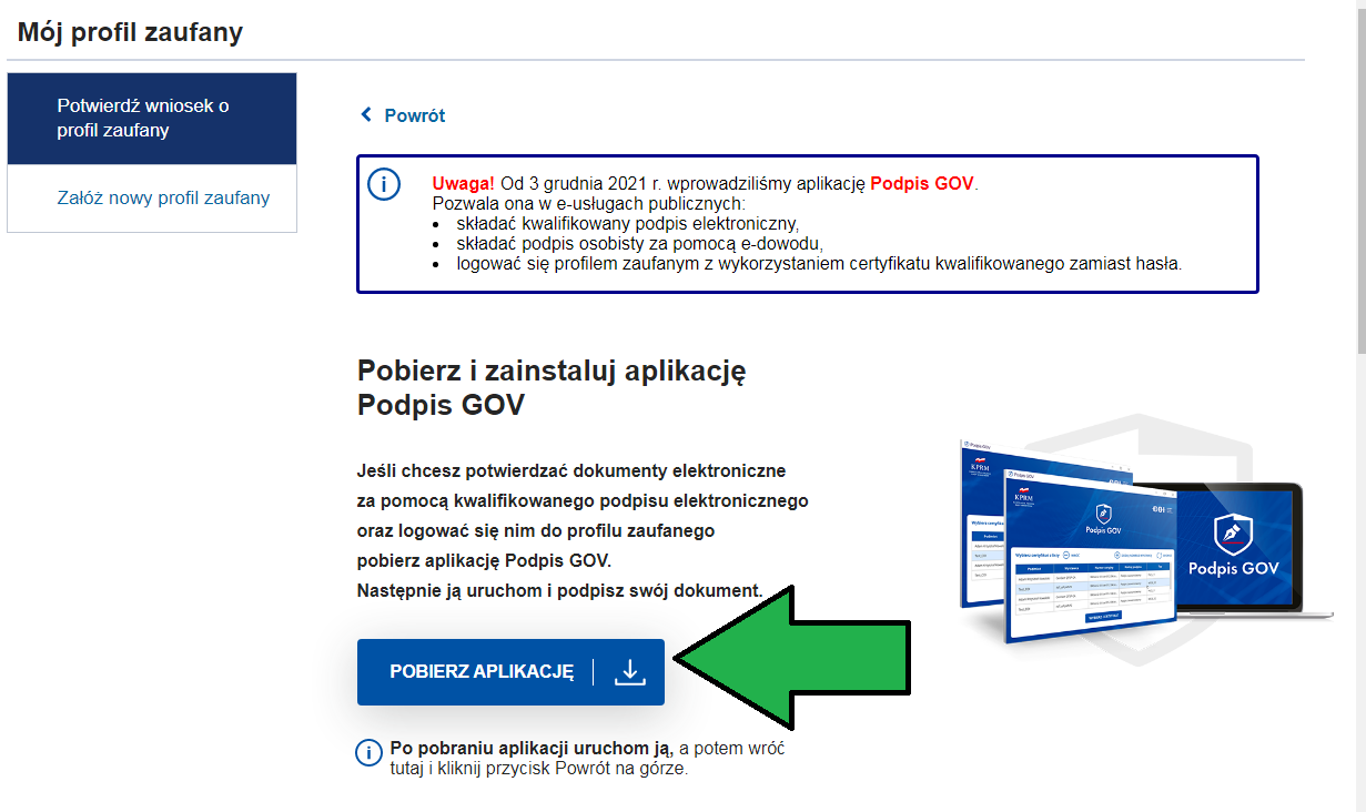 pobierz aplikacje podpis GOVpng