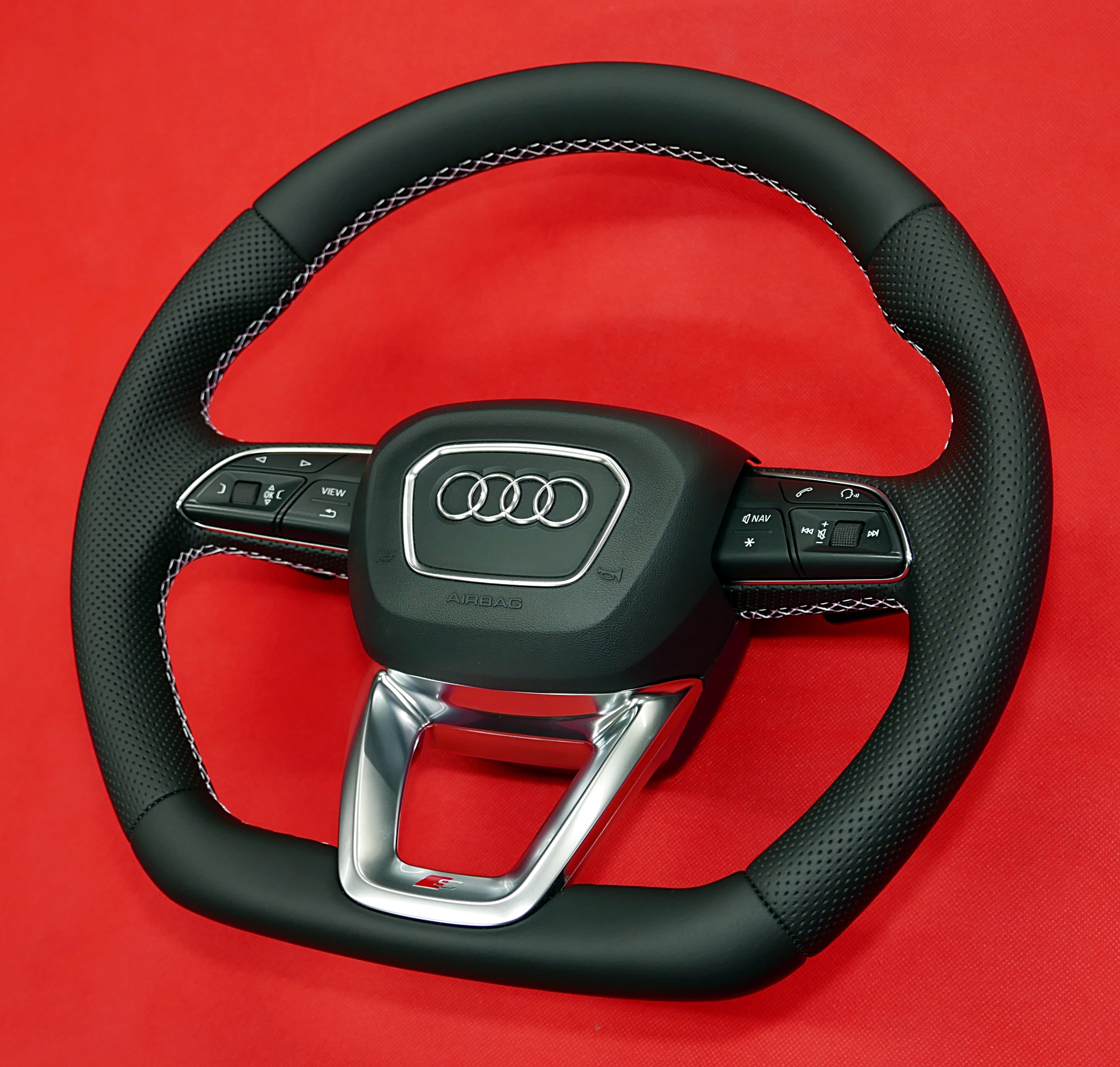 Kierownica Audi Q3 Q5 Q7 tuning modyfikacja obszycie