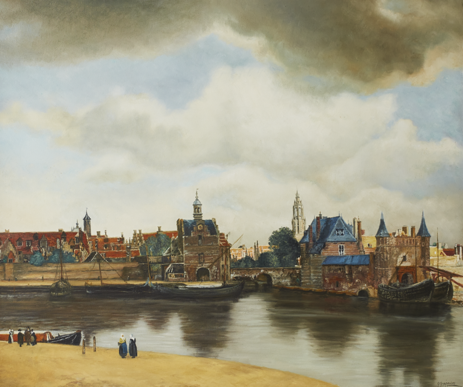 ok. 1660–1663, olej na płótnie, 98.5 x 117.5 cm., oryginał w: Mauritshuis, The Hague
