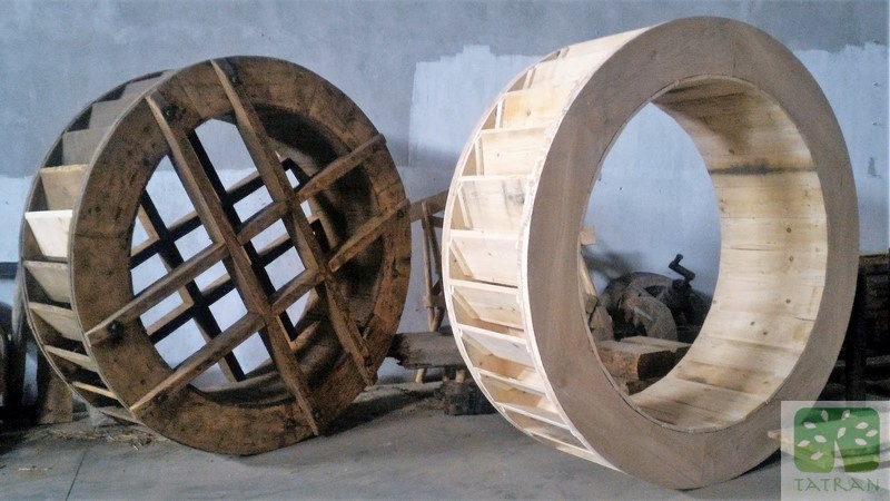 Nowy Sącz - Folusz z Krościenka rennovation of the drive mechanism 1 water wheels 56,73m2