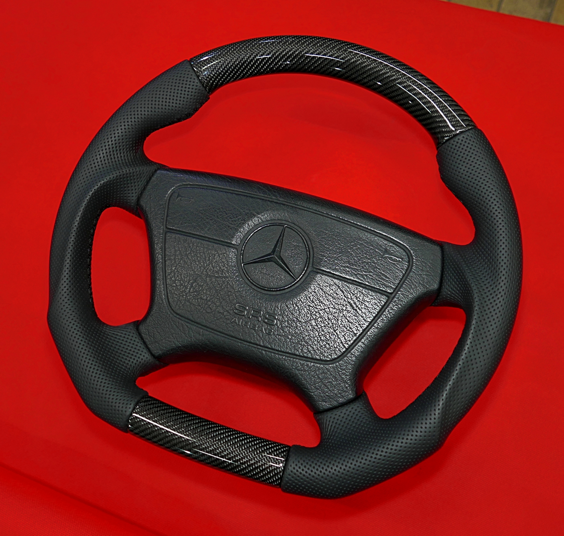 Carbon fiber steering wheel Mercedes AMG W202 W210