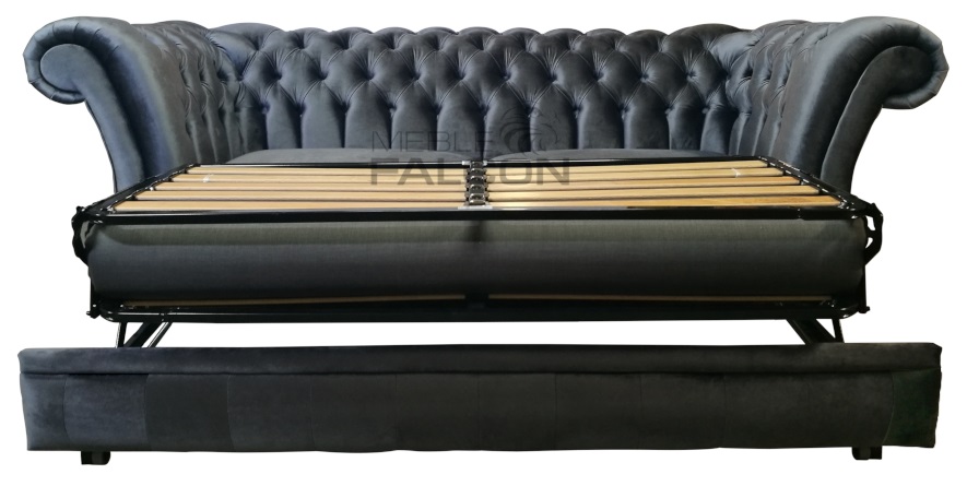 ekskluzywna sofa chesterfield funkcja spania tanio