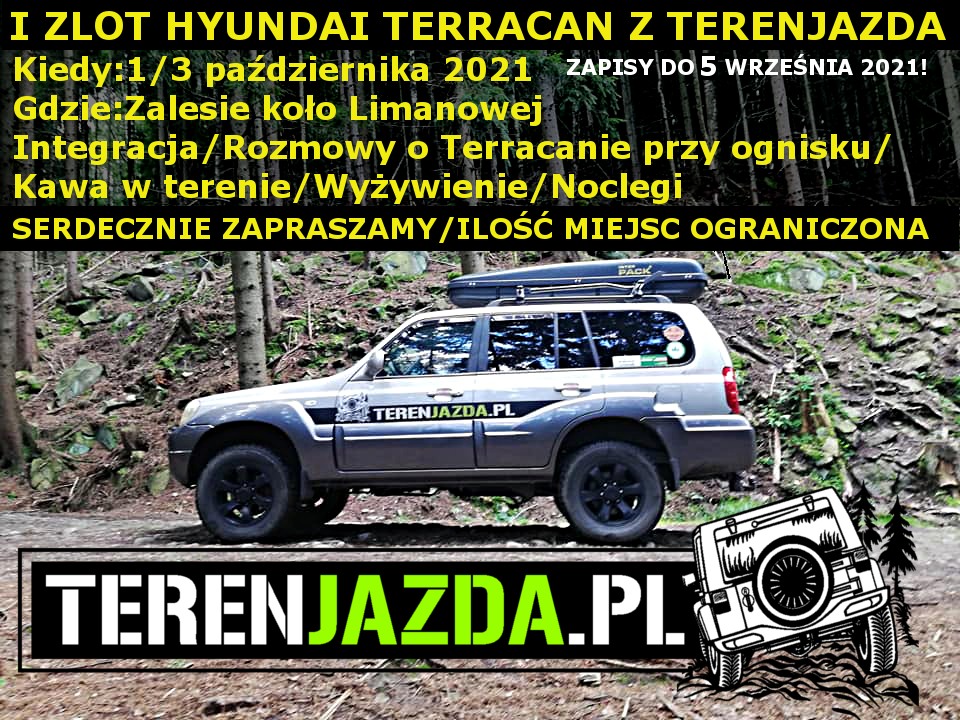 Zlot Hyundai Terracan z TERENJAZDA Zalesie 1/3 X 2021